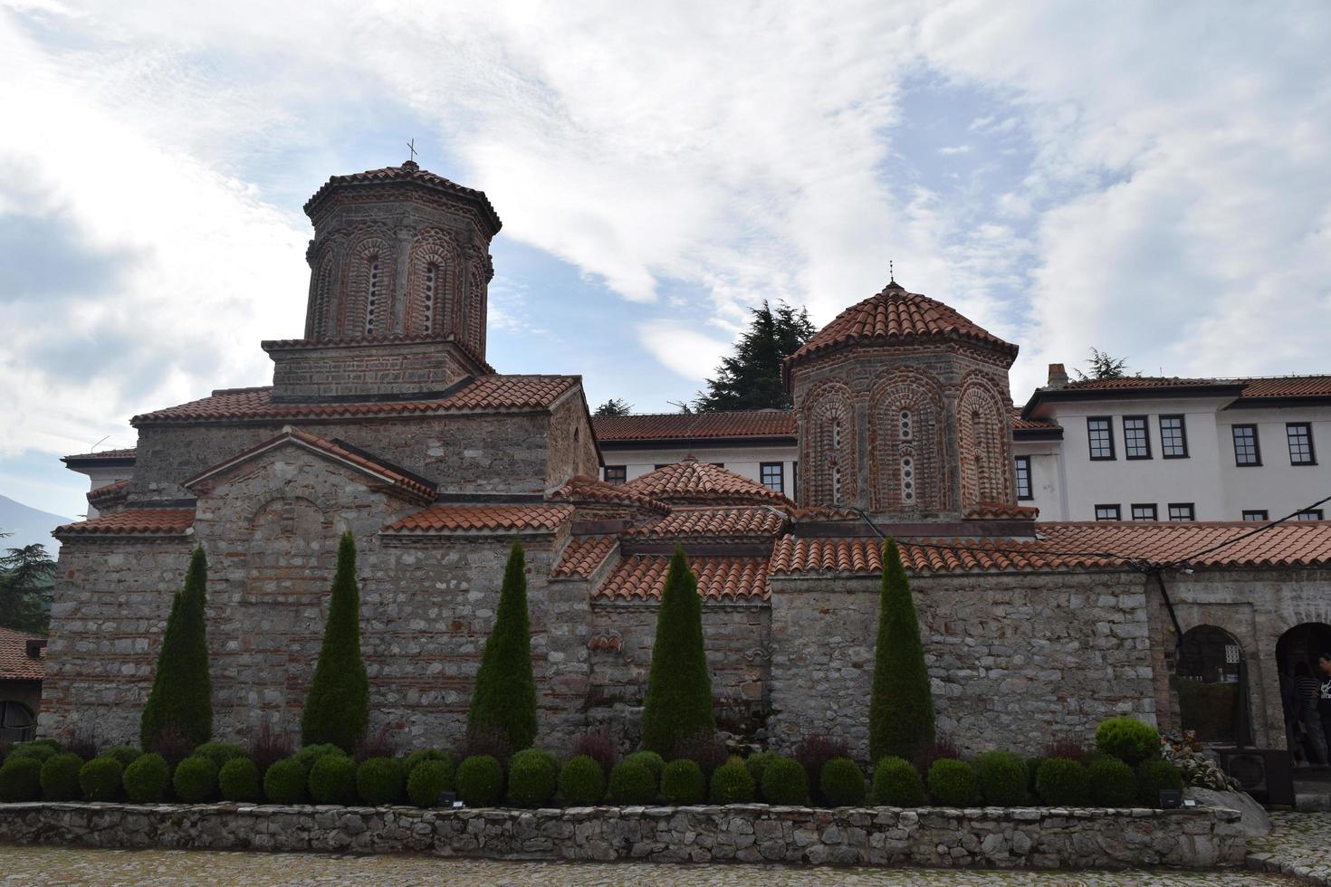 la iglesia en el monasterio de st. naum, macedonia del norte, 24 de agosto de 2022. foto