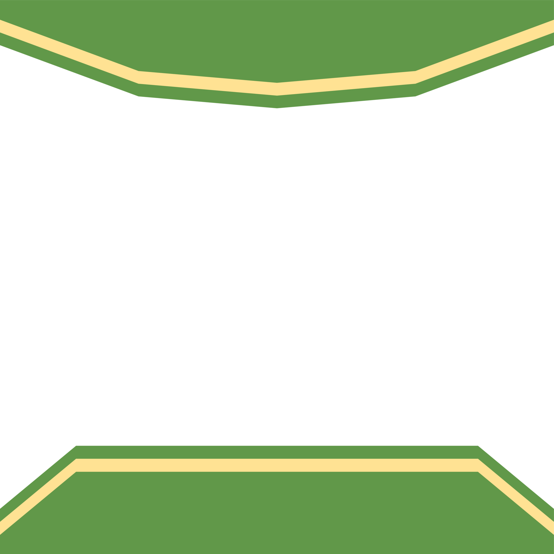 twibbon green and yellow frame basic shape 11841117 PNG