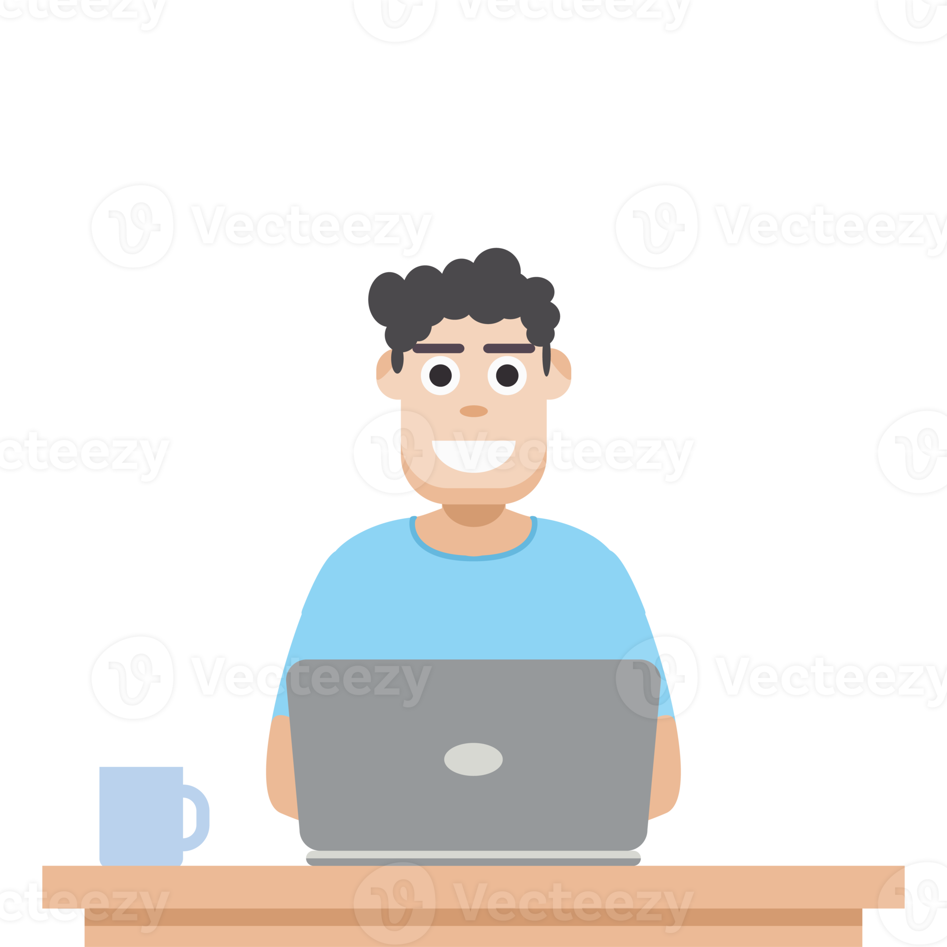 man-using-laptop-for-work-from-home-wear-t-shirt-11841138-png