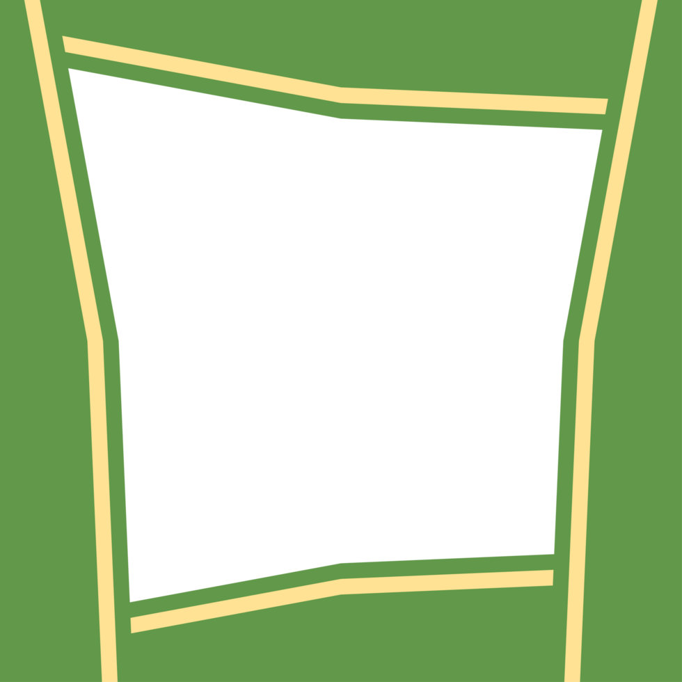 twibbon green and yellow frame basic shape png