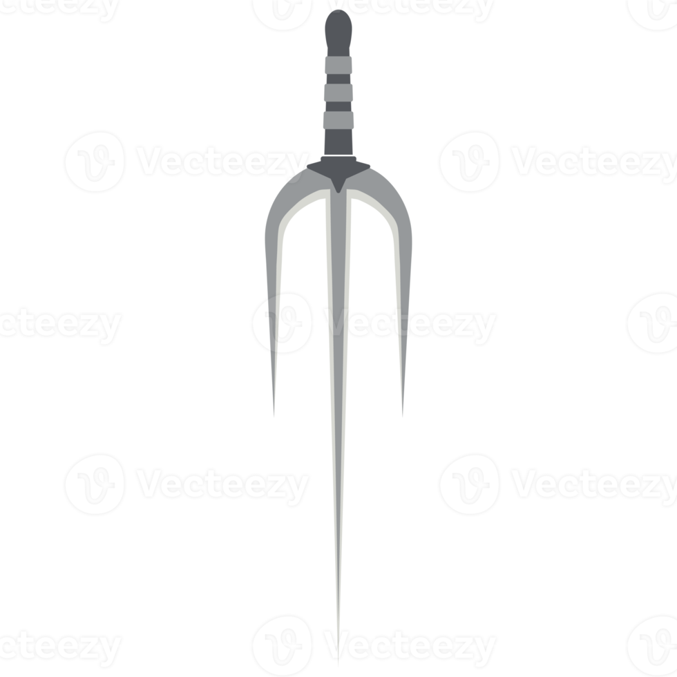 trishula one handed trident sai sharp tactical weapon png