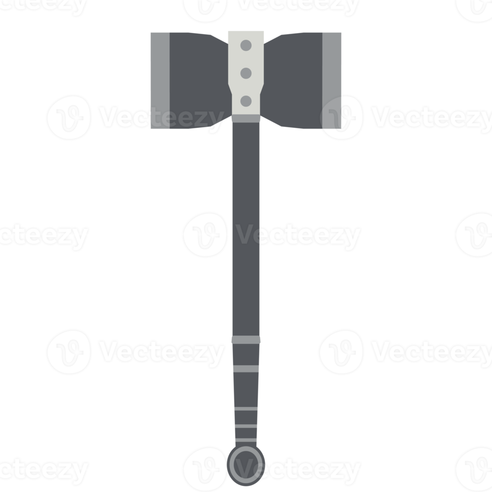 war hammer battle viking double side warrior weapon png