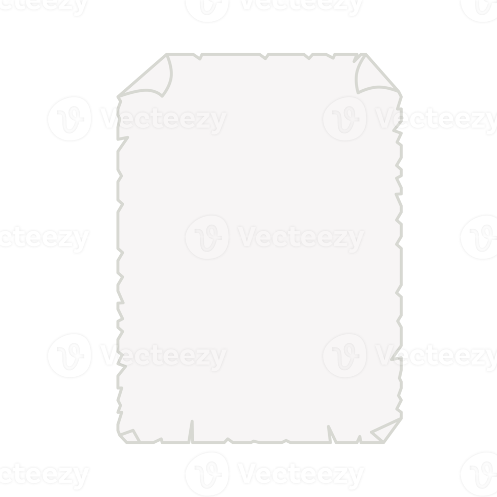 flat illustration old parchment paper texture classic png