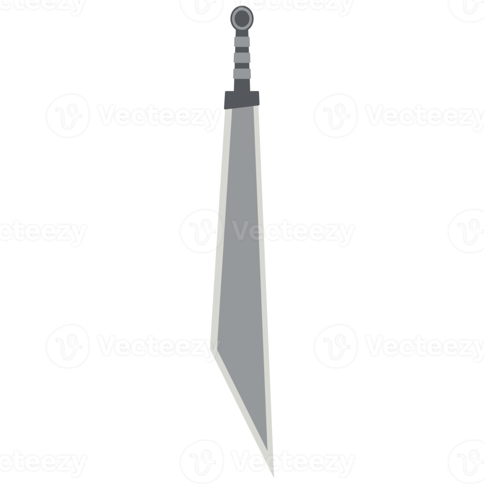 Dragon slayer espada machete dos manos dos lados afilado clásico arma png