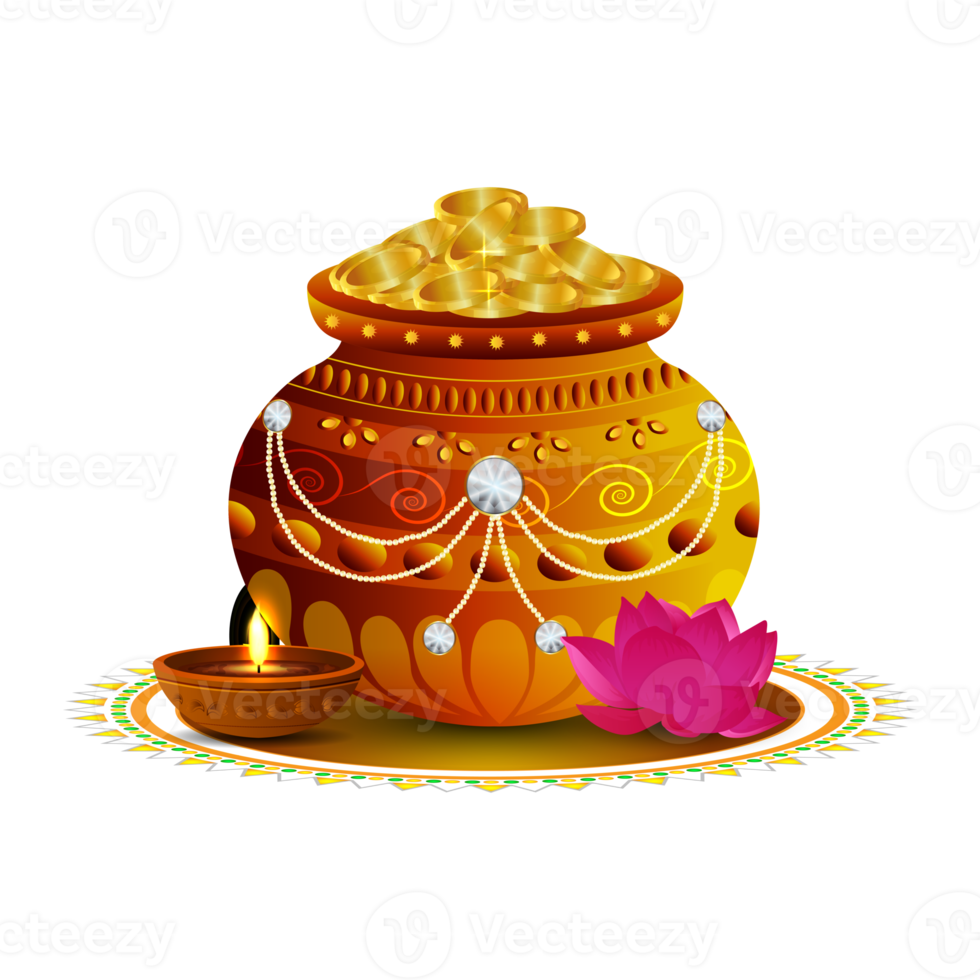 Happy dhanteras celebration background png