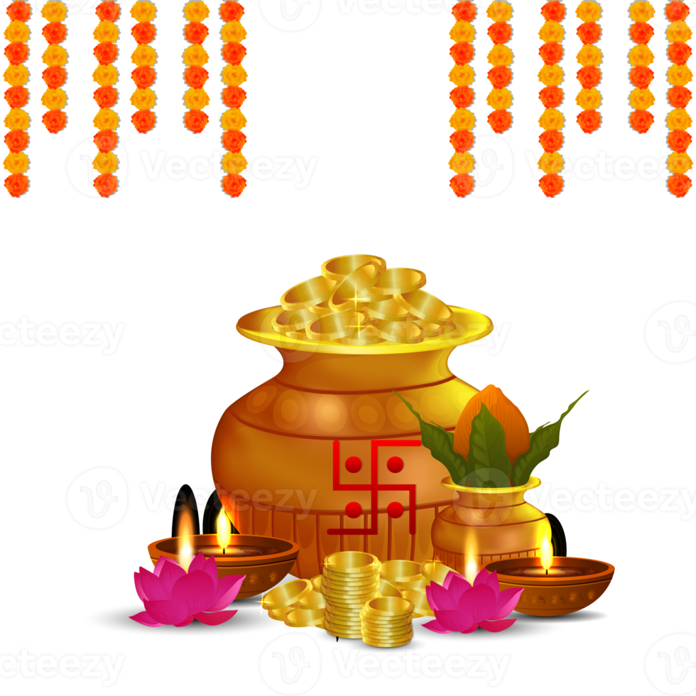 Indian festival happy dhanteras background png