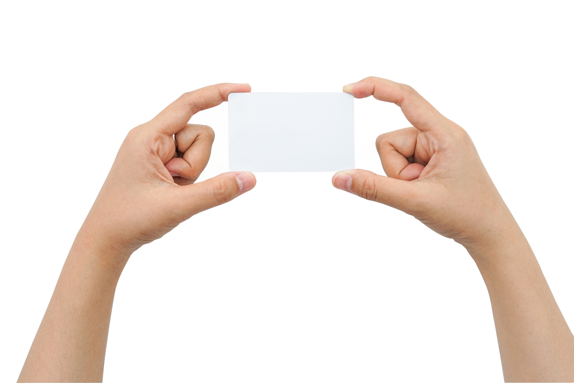 hand holding card isolated background 11842106 PNG