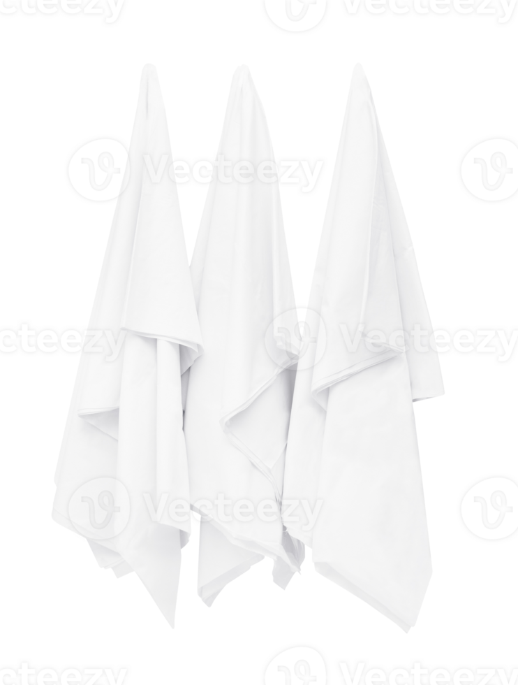 white cloth hanging down isolated background png