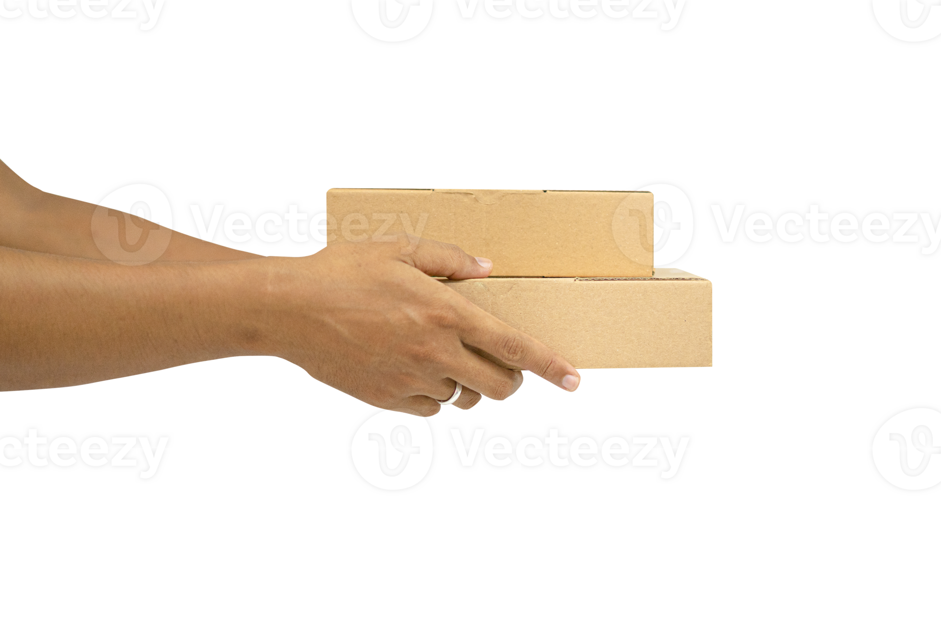 hand holding box isolated background 11842186 PNG