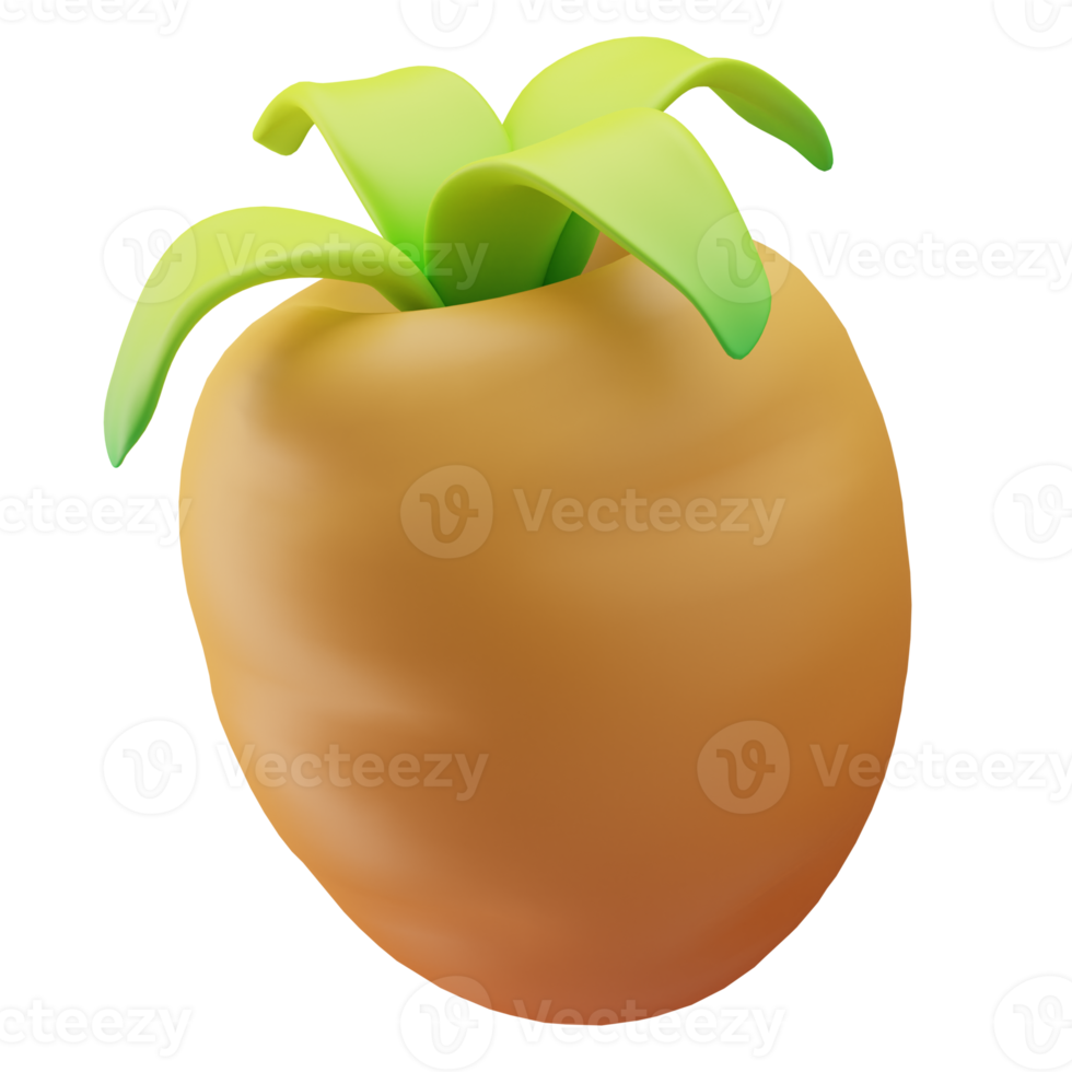Carrot Vegetable Icon, 3d Illustration png