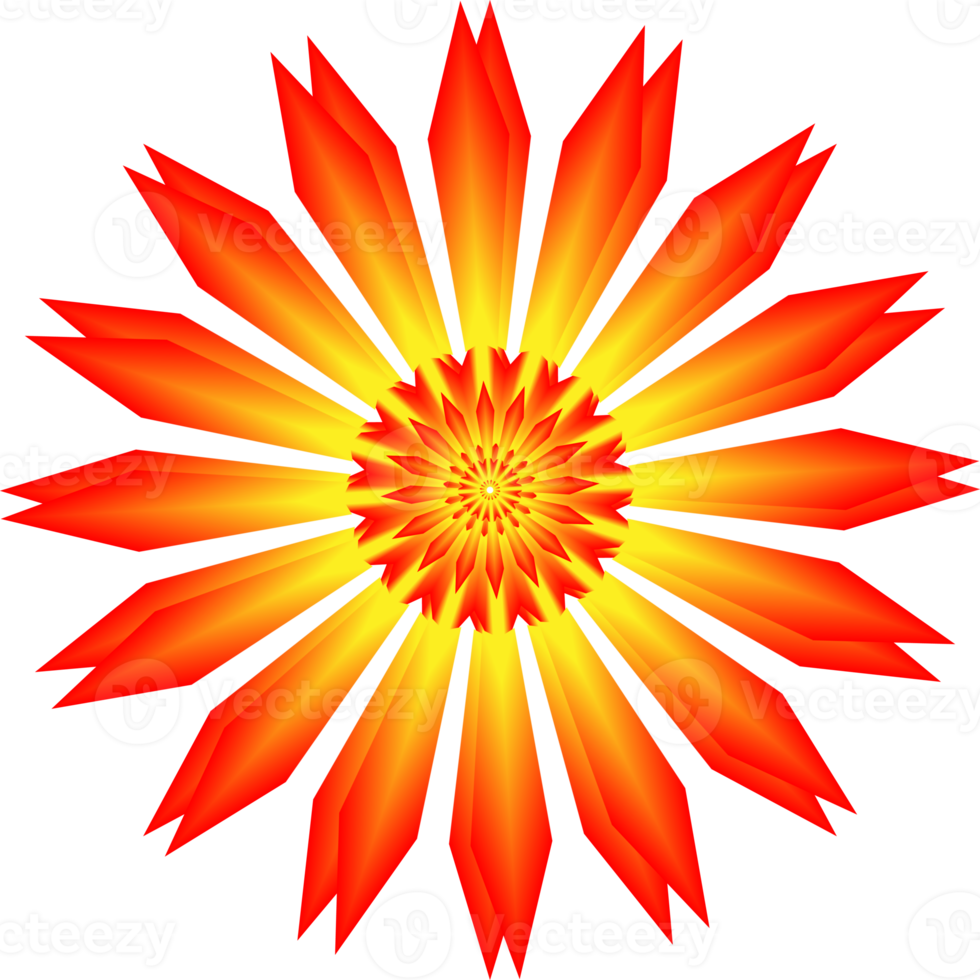 ilustração de design gráfico de fundo decorativo de pétala de flor vermelha linda png