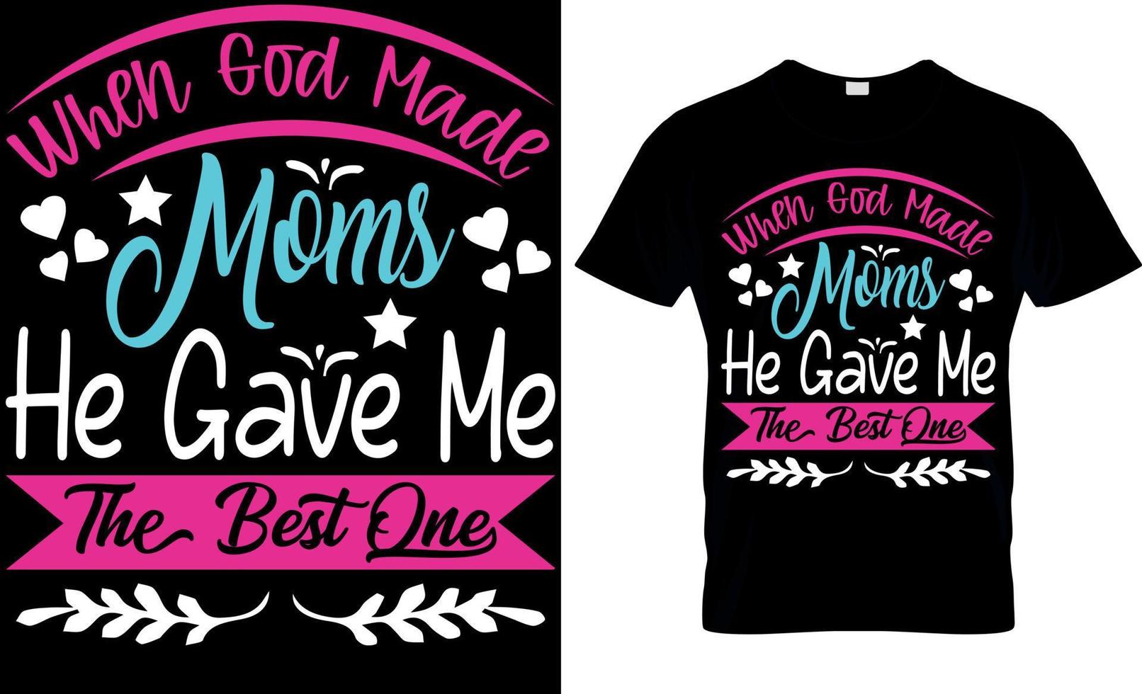 Mother's Day T-shirt's high quality is a unique design. vector