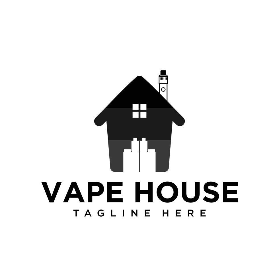 diseño de logotipo de vape para tienda de vape vector