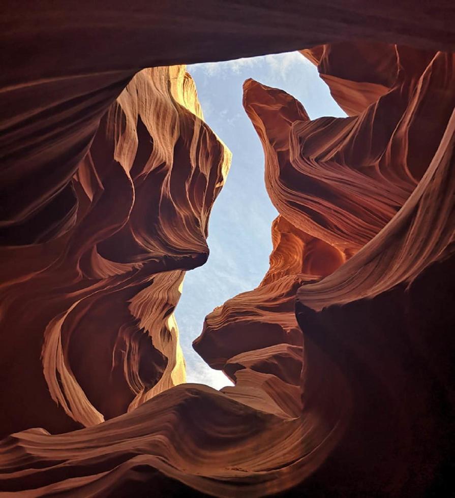 Sandstone in Antelope canyon photo