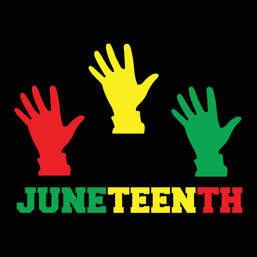 Juneteenth Day t shirt design vector