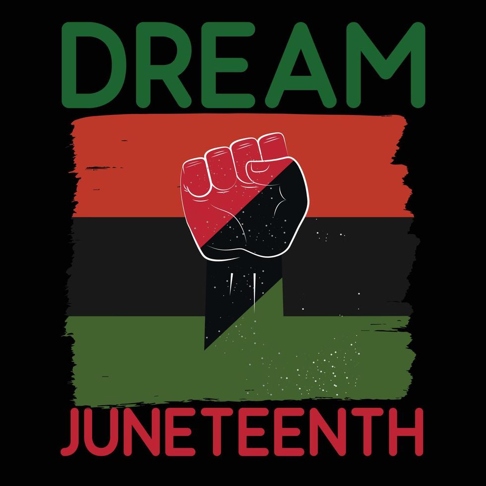 Juneteenth Day t shirt design vector