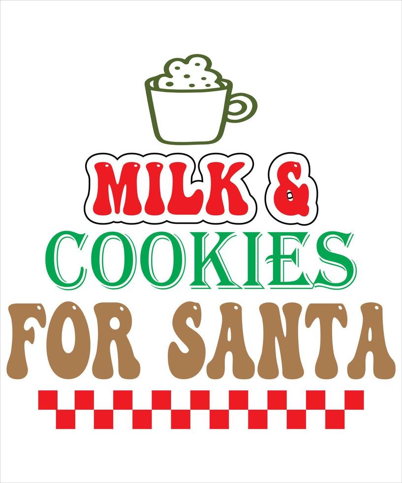 Christmas tshirt design vector