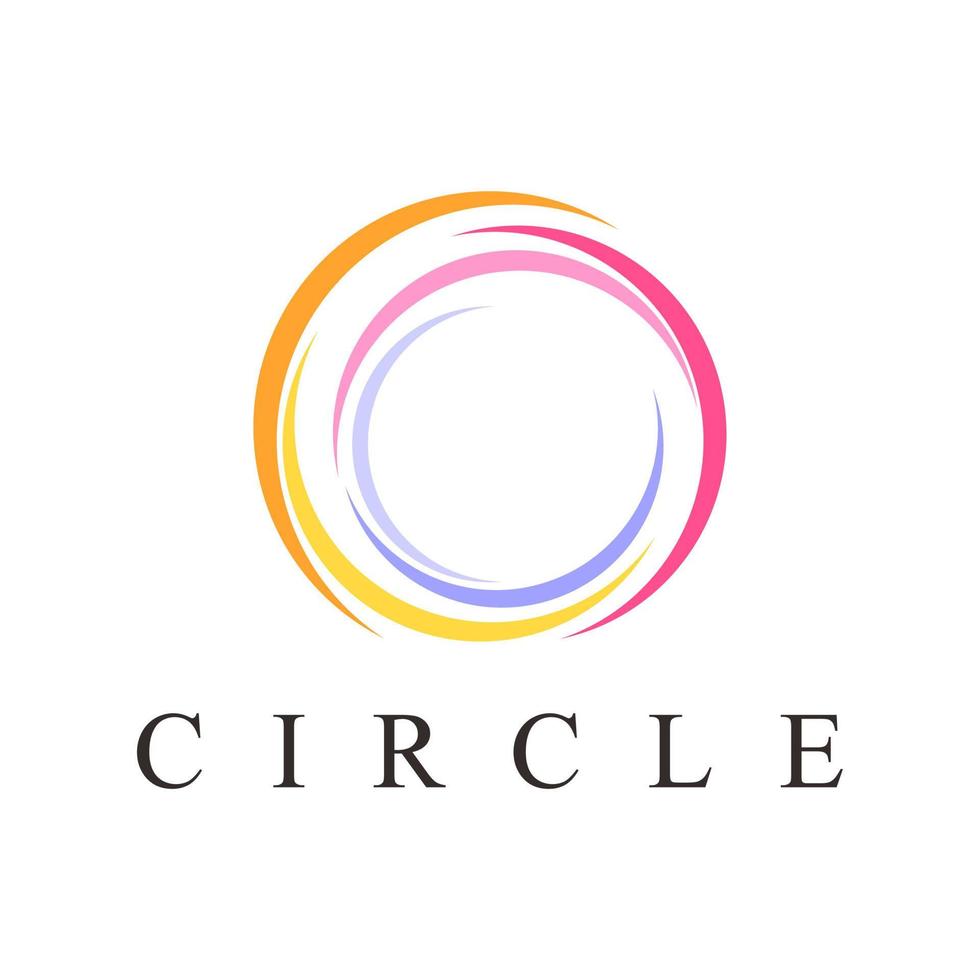 circle abstract logo vector