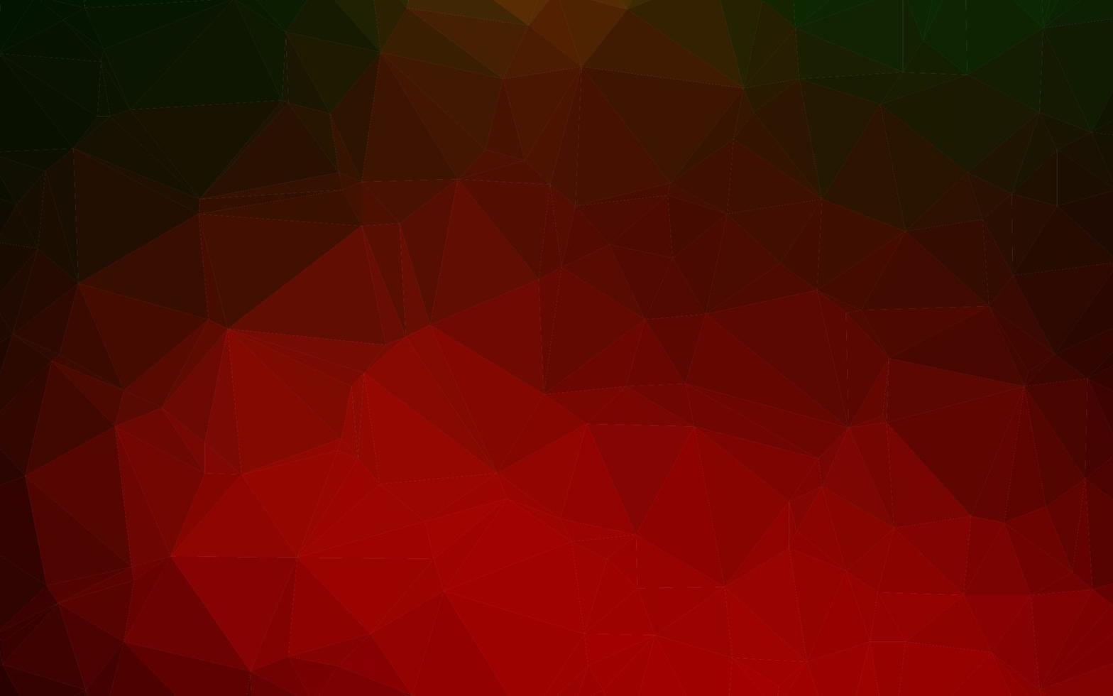 Light Green, Red vector polygonal background.