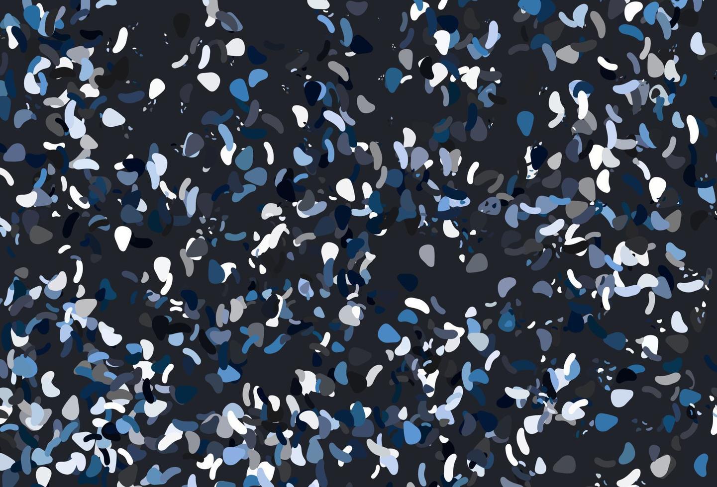 Light blue vector template with memphis shapes.