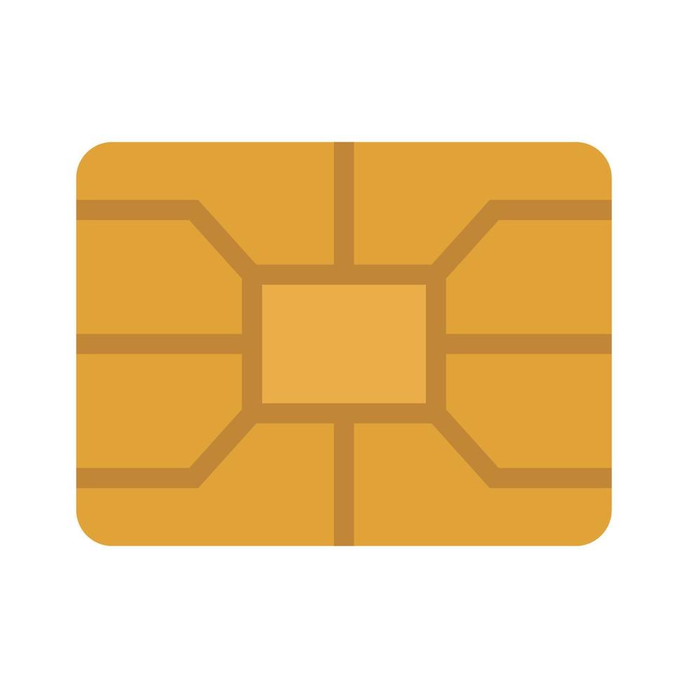Credit Card Chip vector