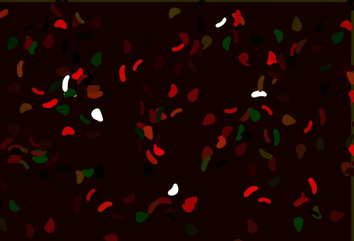 Light Green, Red vector template with memphis shapes.