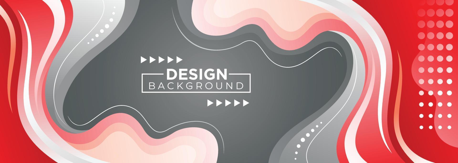 Abstract wavy vector for banner design