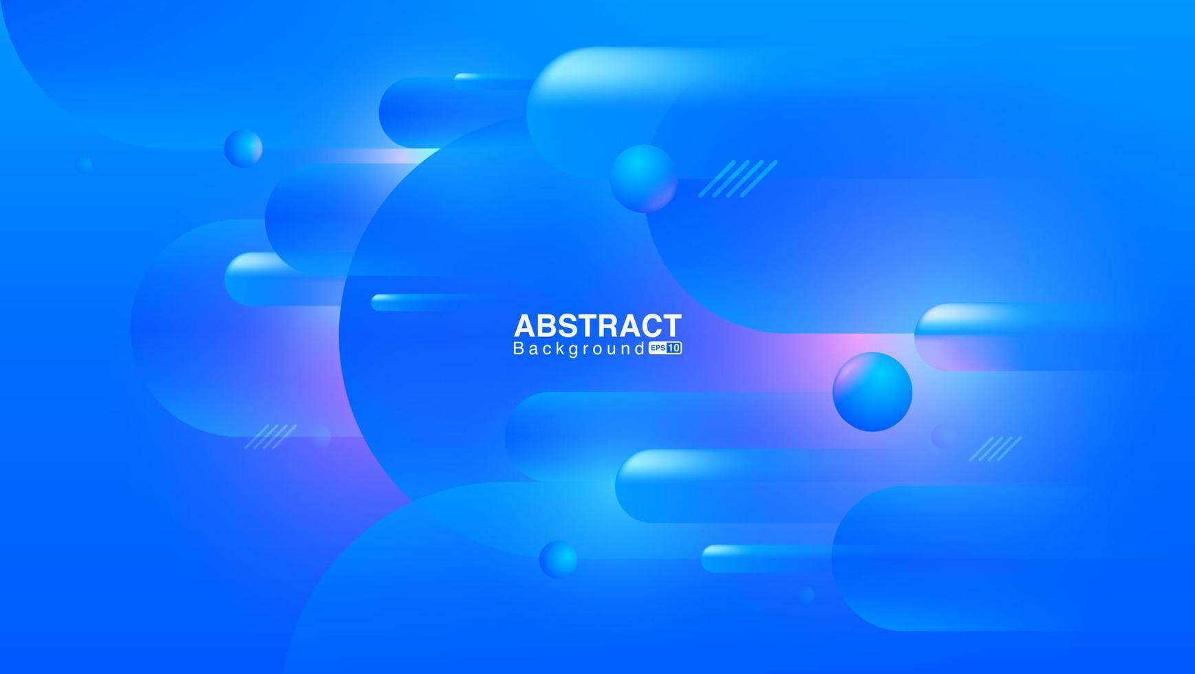 Blue Circle Abstract Background. Landing Page Background. Vector EPS 10