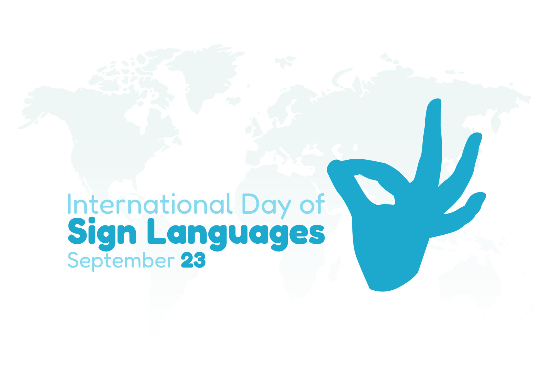 International Day Of Sign Languages Vector Art, Icons, and Graphics for