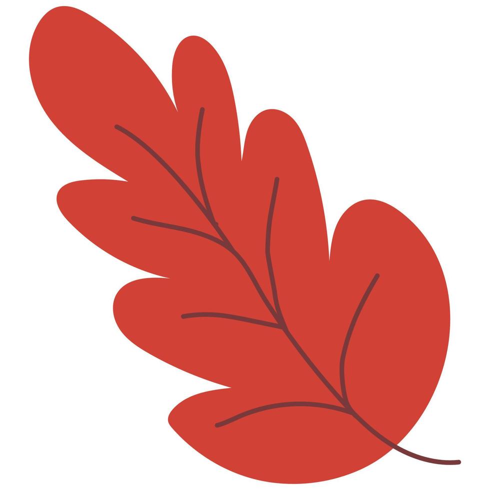 red fall leaf clip art