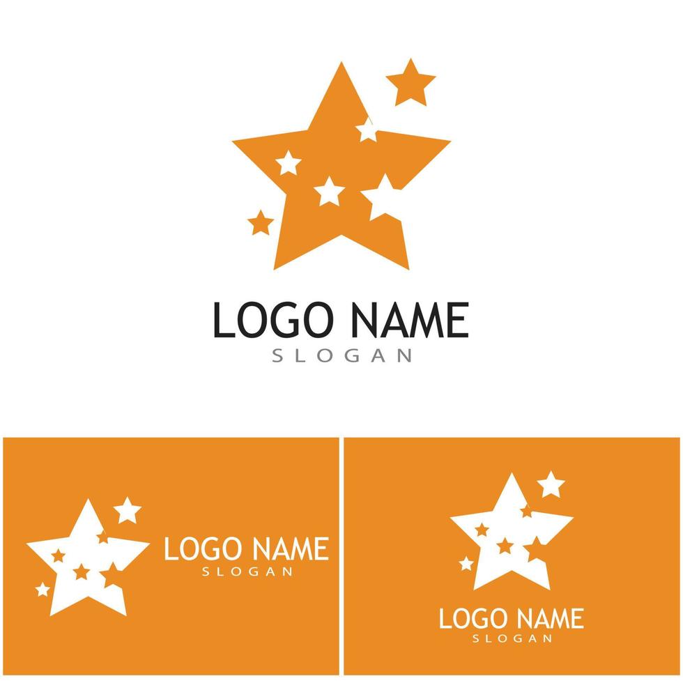 Star icon Template vector illustration design