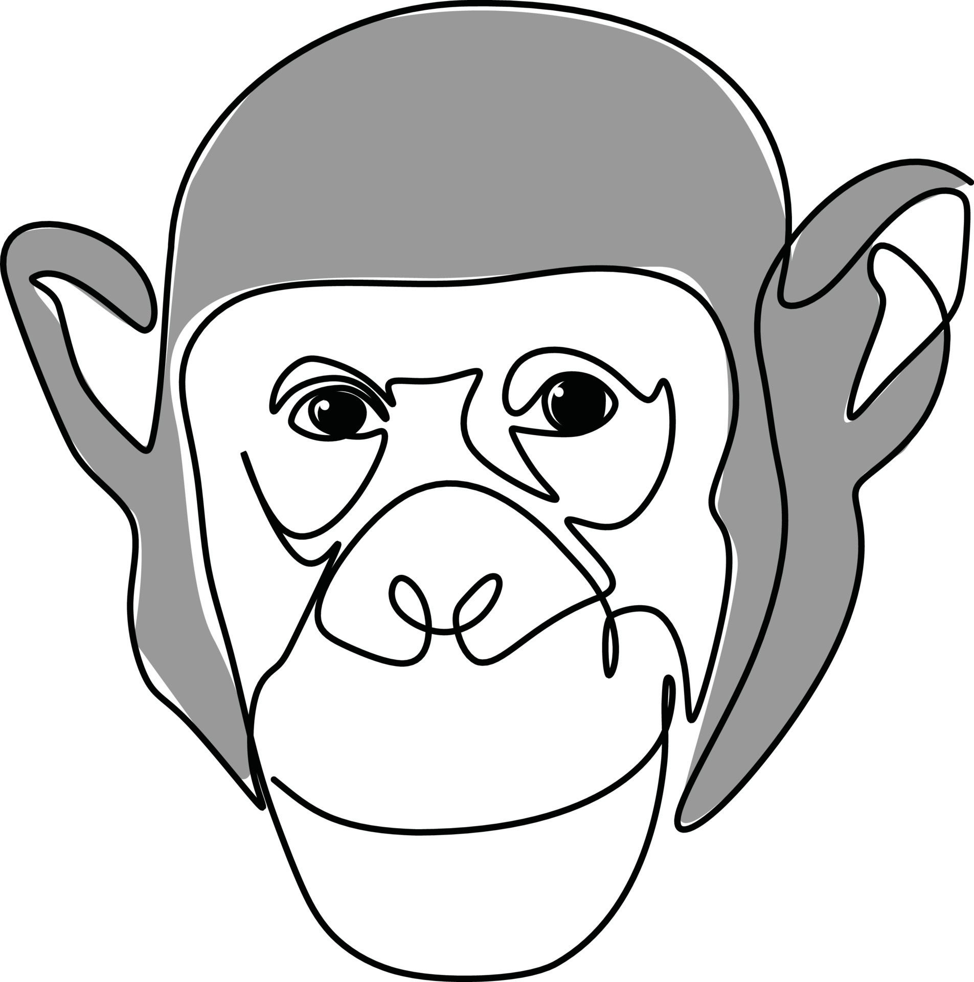 Update more than 143 chimpanzee drawing easy latest vietkidsiq.edu.vn