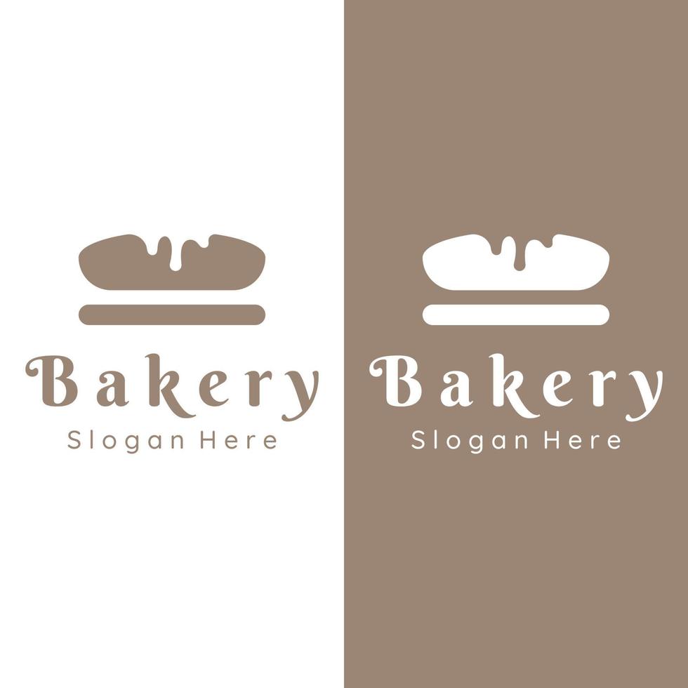 Cake or bakery logo template vector design.Sweet cake, birthday cake, cup cake, cake with cherries. Logo for business, cake shop, cake shop etc.