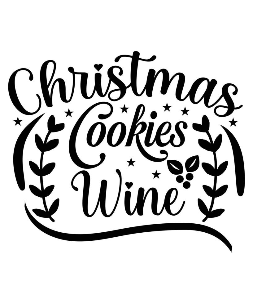 Christmas T-shirt Design vector