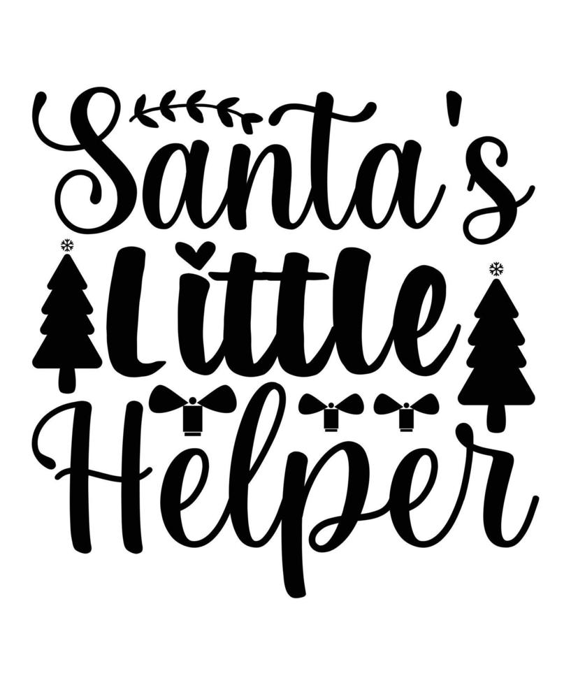 Christmas T-shirt Design vector