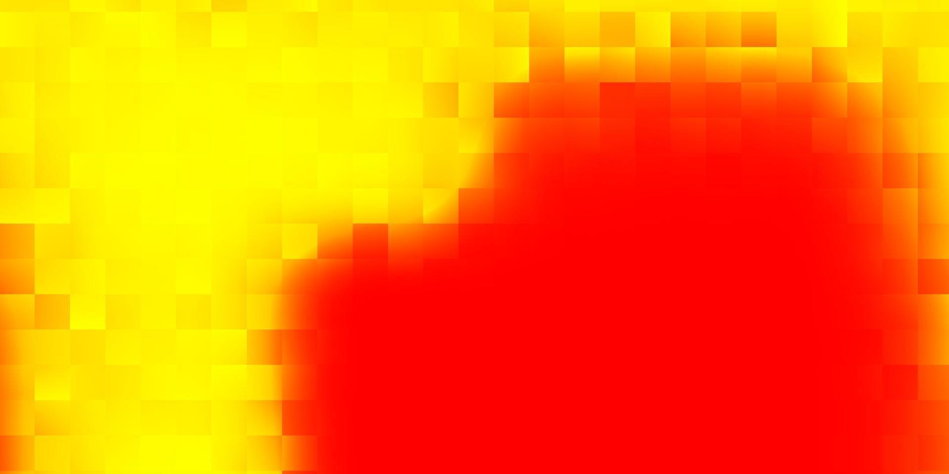 Light red, yellow vector pattern with abstract shapes.