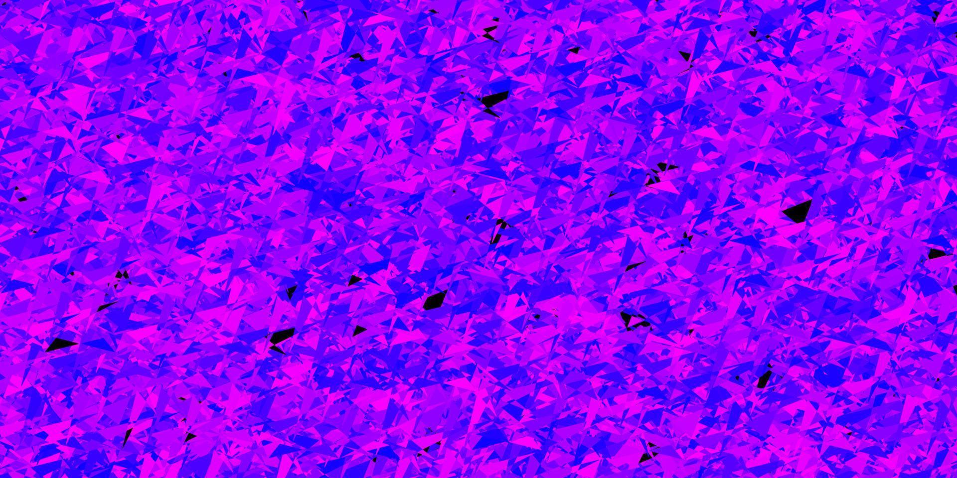 Light Purple, Pink vector background with polygonal style.