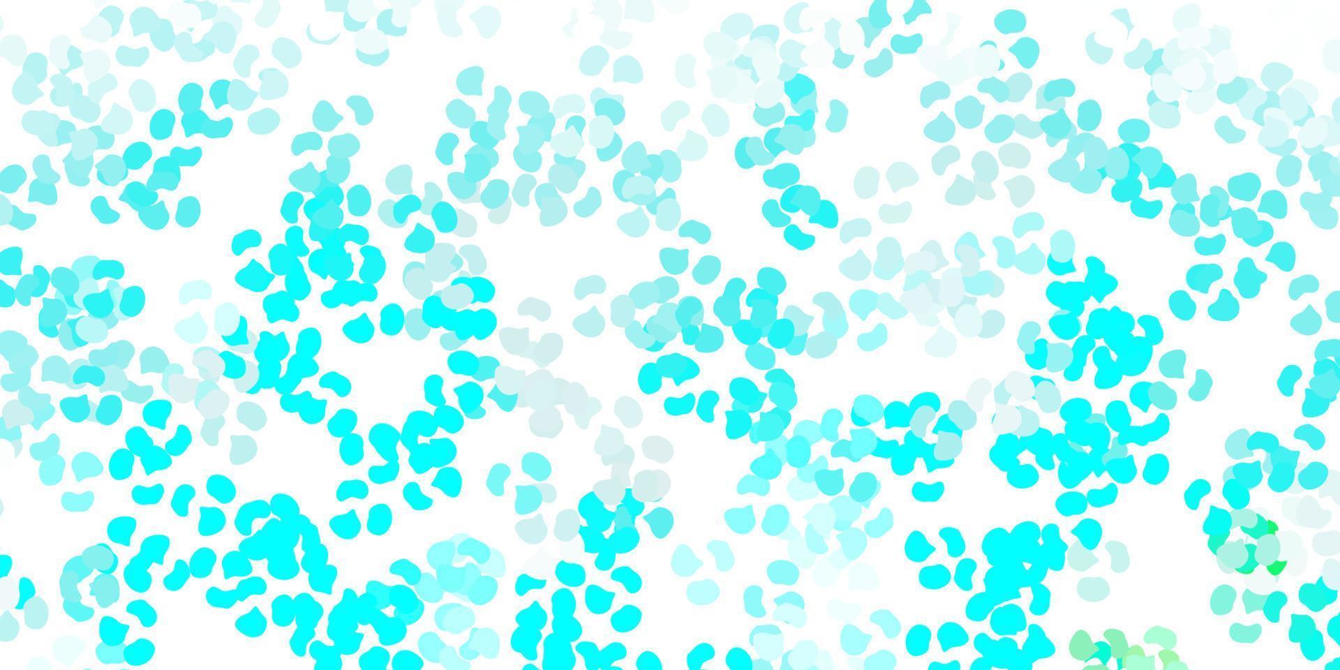 Light blue, green vector template with abstract forms.