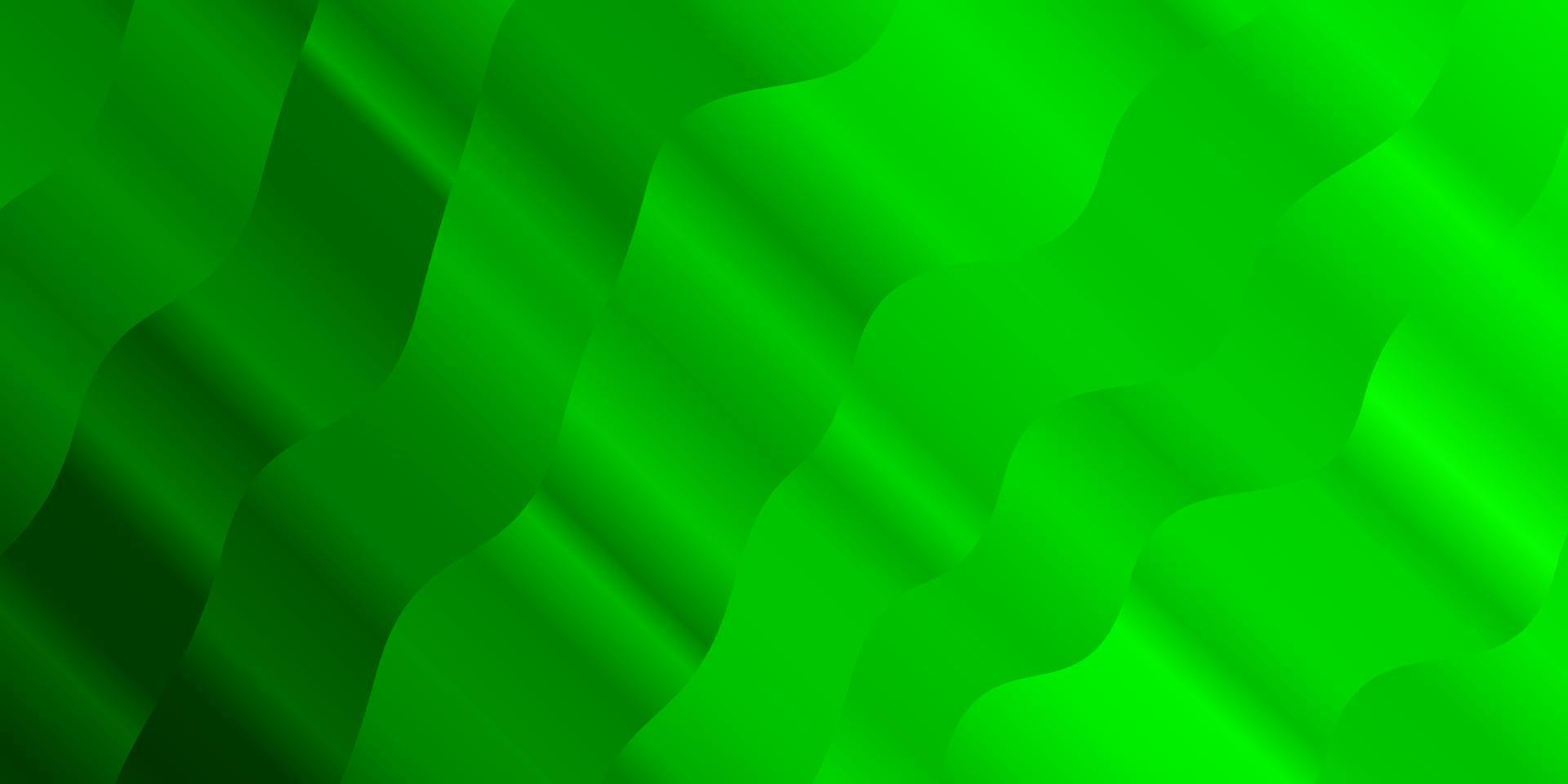 Light Green vector template with curves.