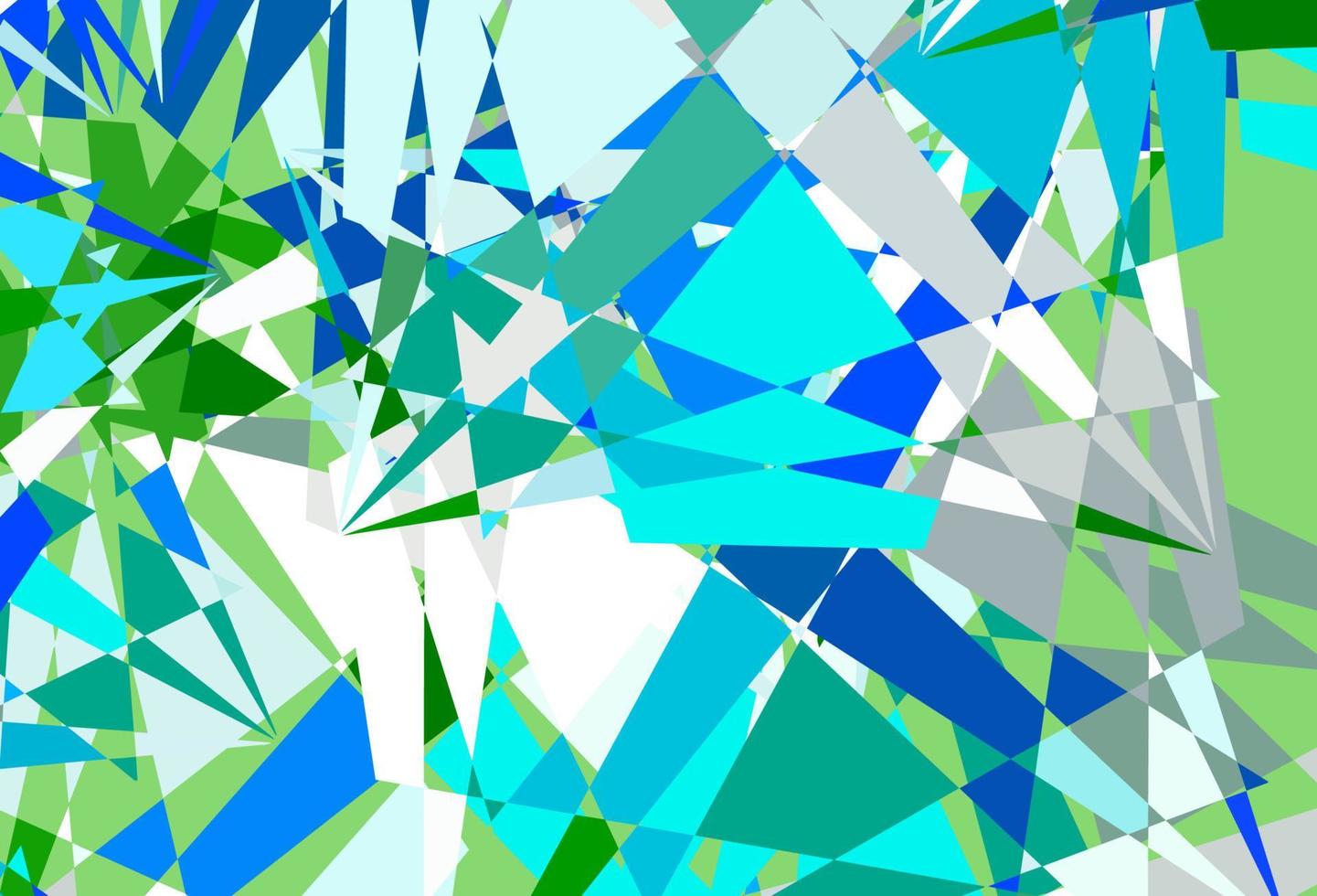 Light Blue, Green vector backdrop with triangles, lines.