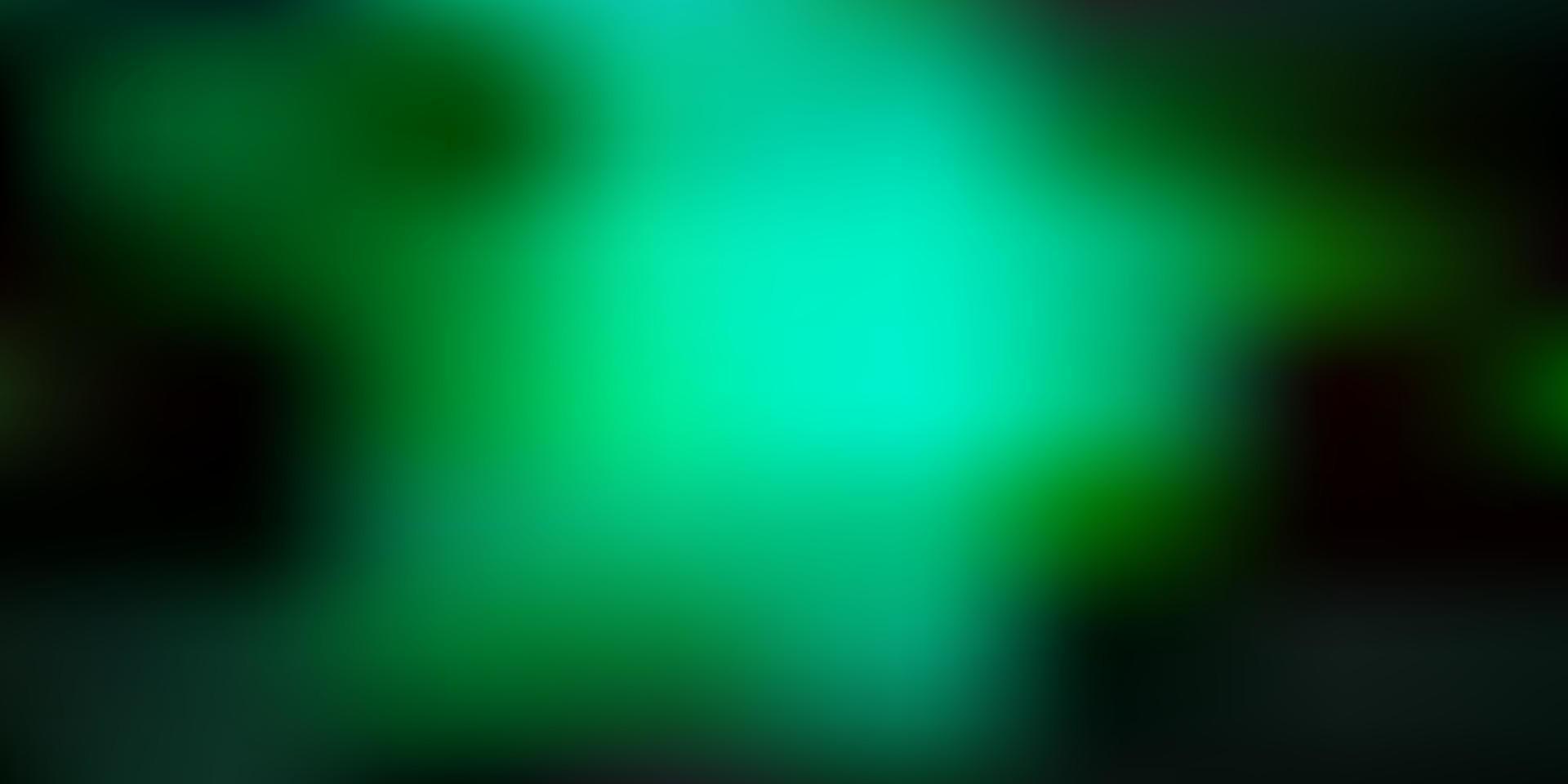 telón de fondo borroso vector verde oscuro.