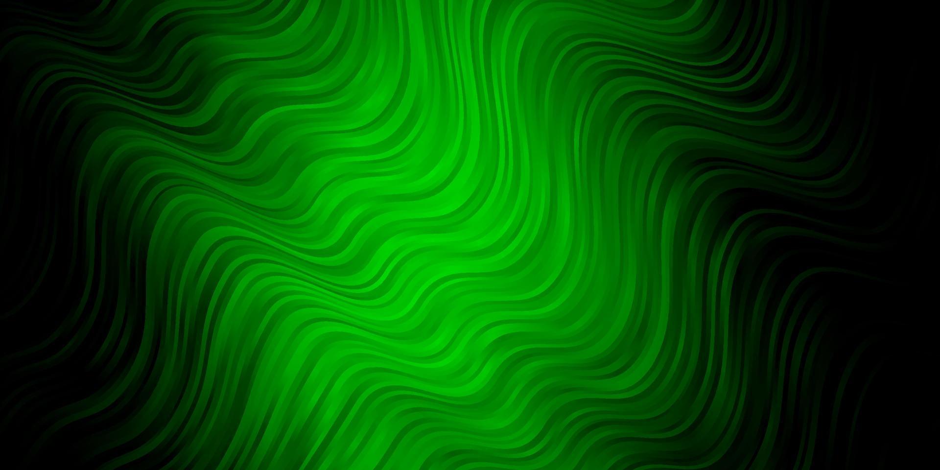 Dark Green vector background with bows.