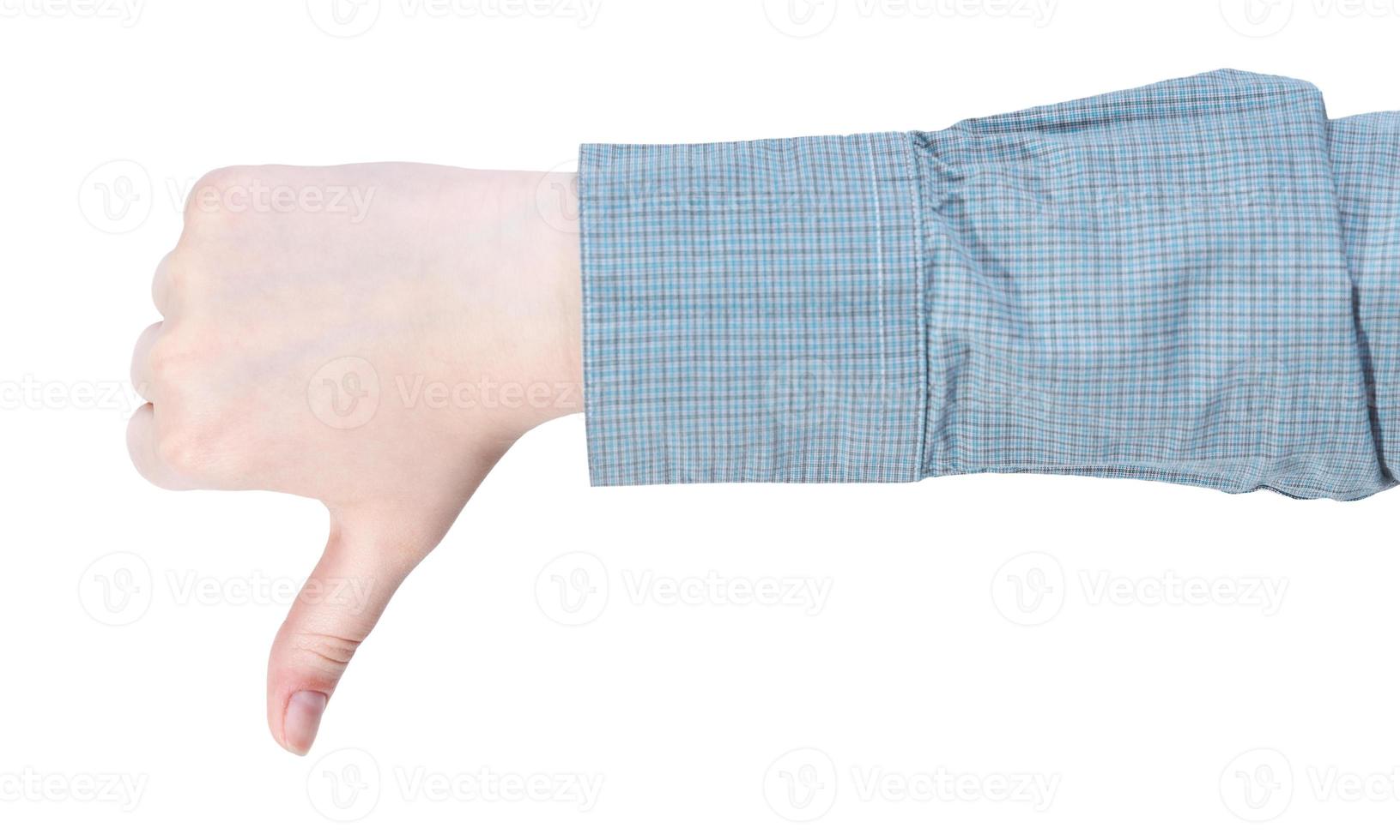 downward - hand gesture photo