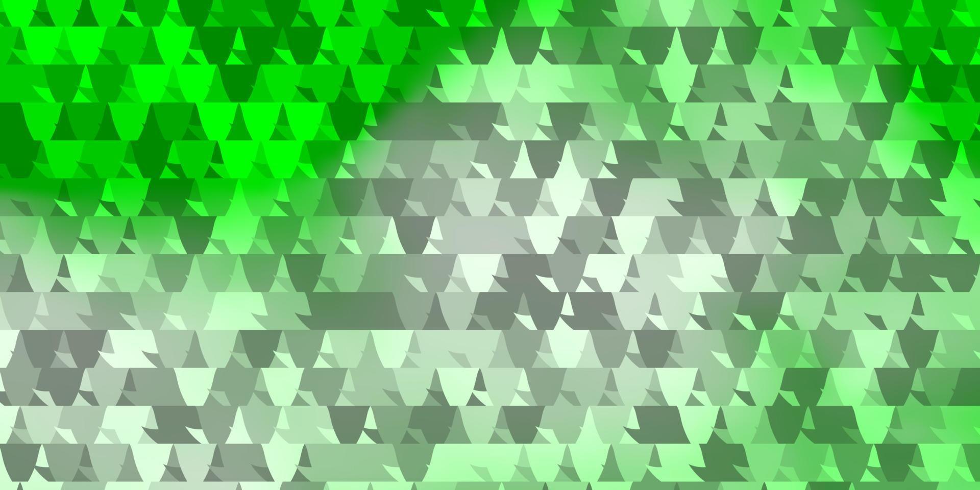 Fondo de vector verde claro con estilo poligonal.