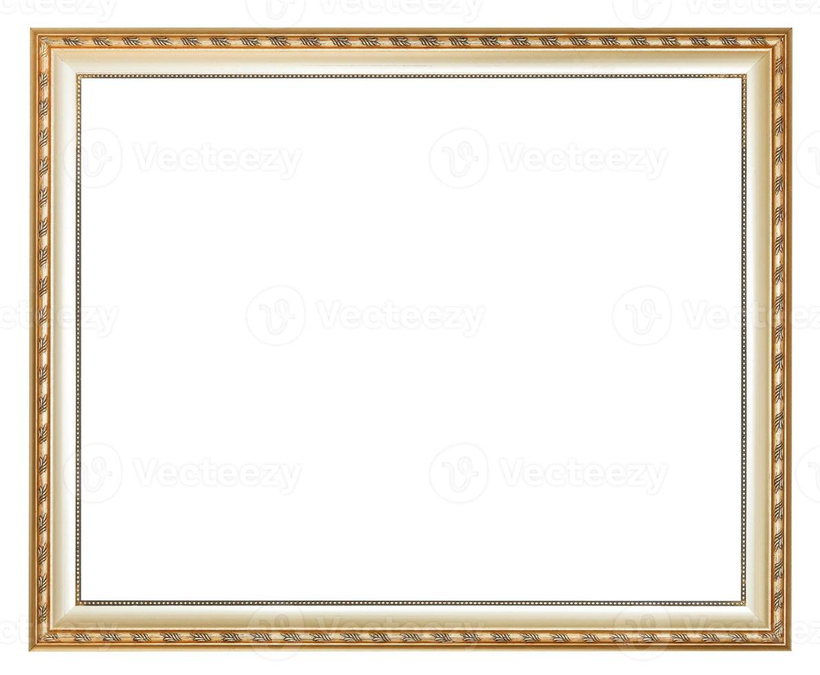 ancient silver classic wooden picture frame photo