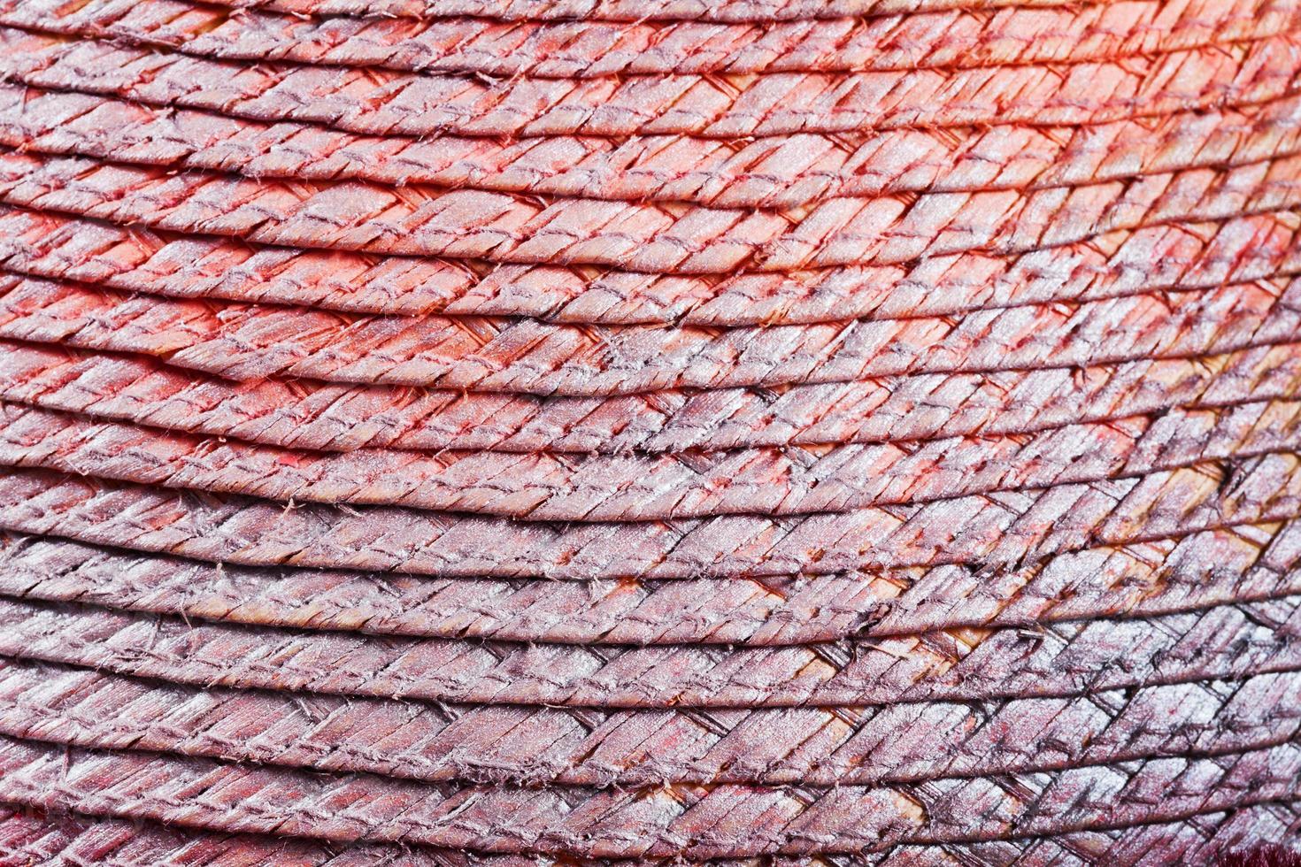 texture of painted straw hat photo