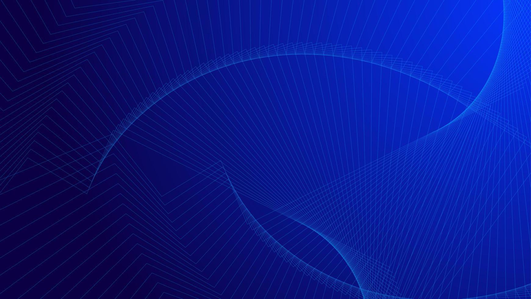 Modern dark blue background with technology abstract lines vector