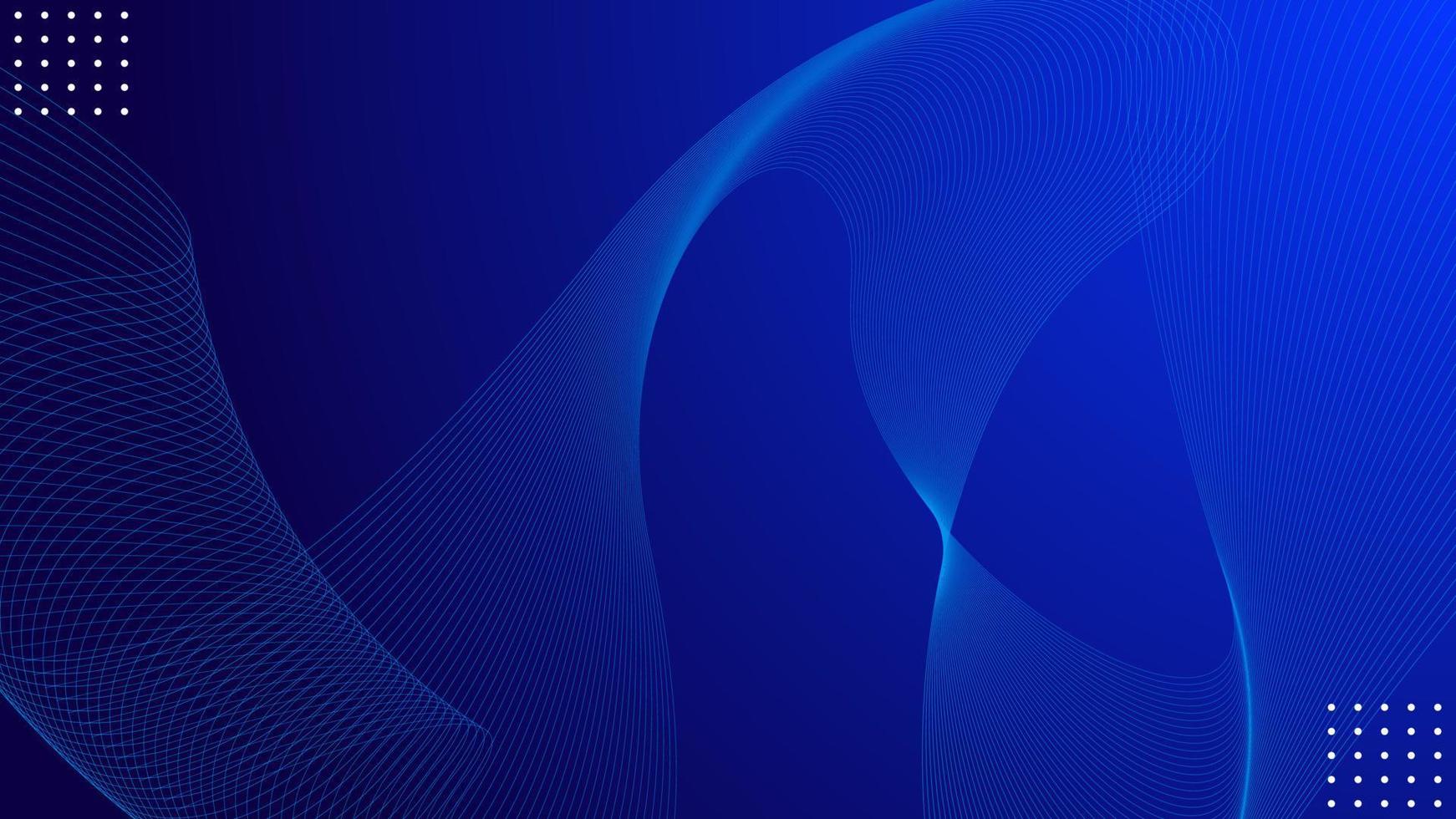 Modern dark blue background with technology abstract lines vector