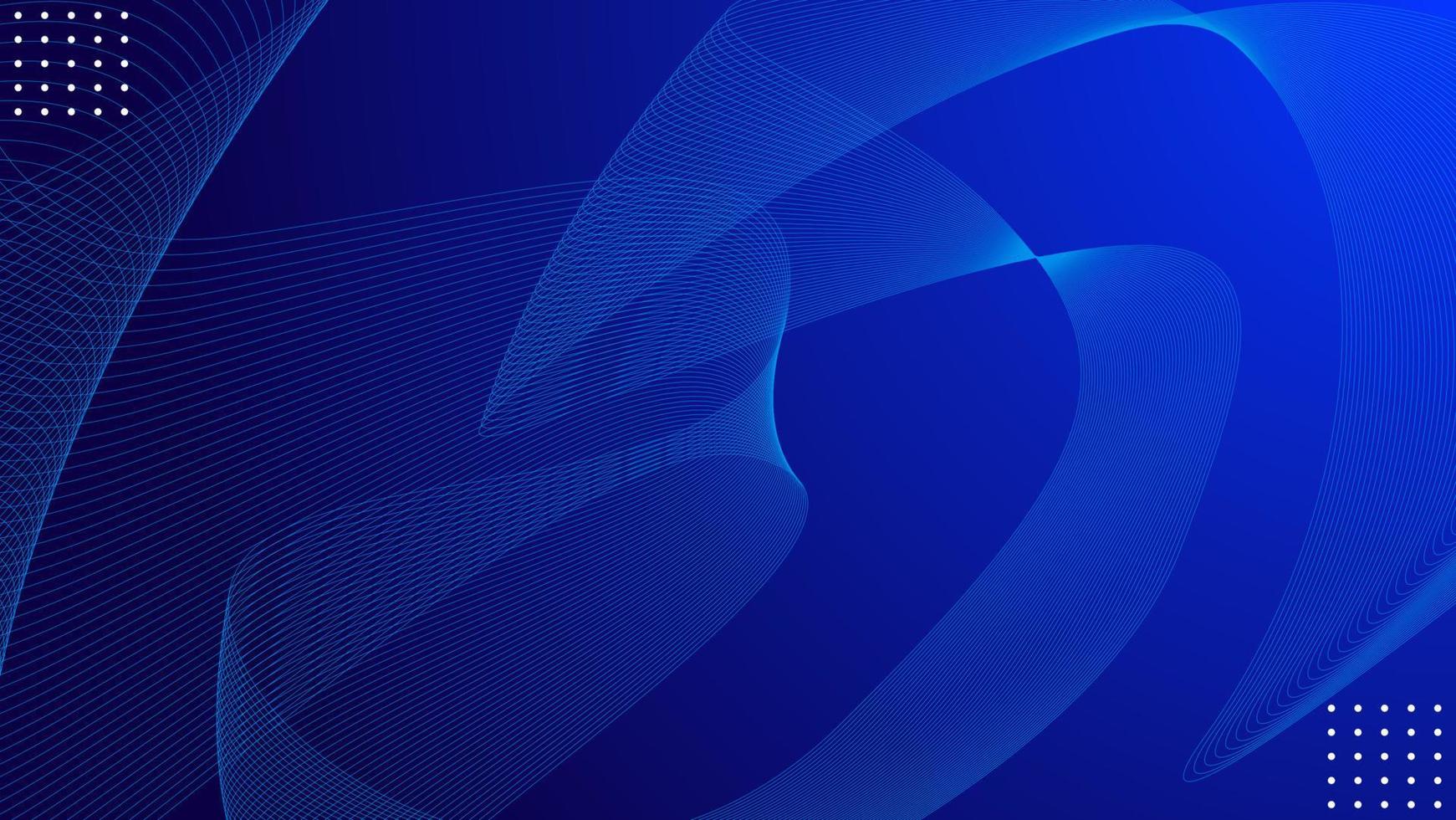 Modern dark blue background with technology abstract lines vector