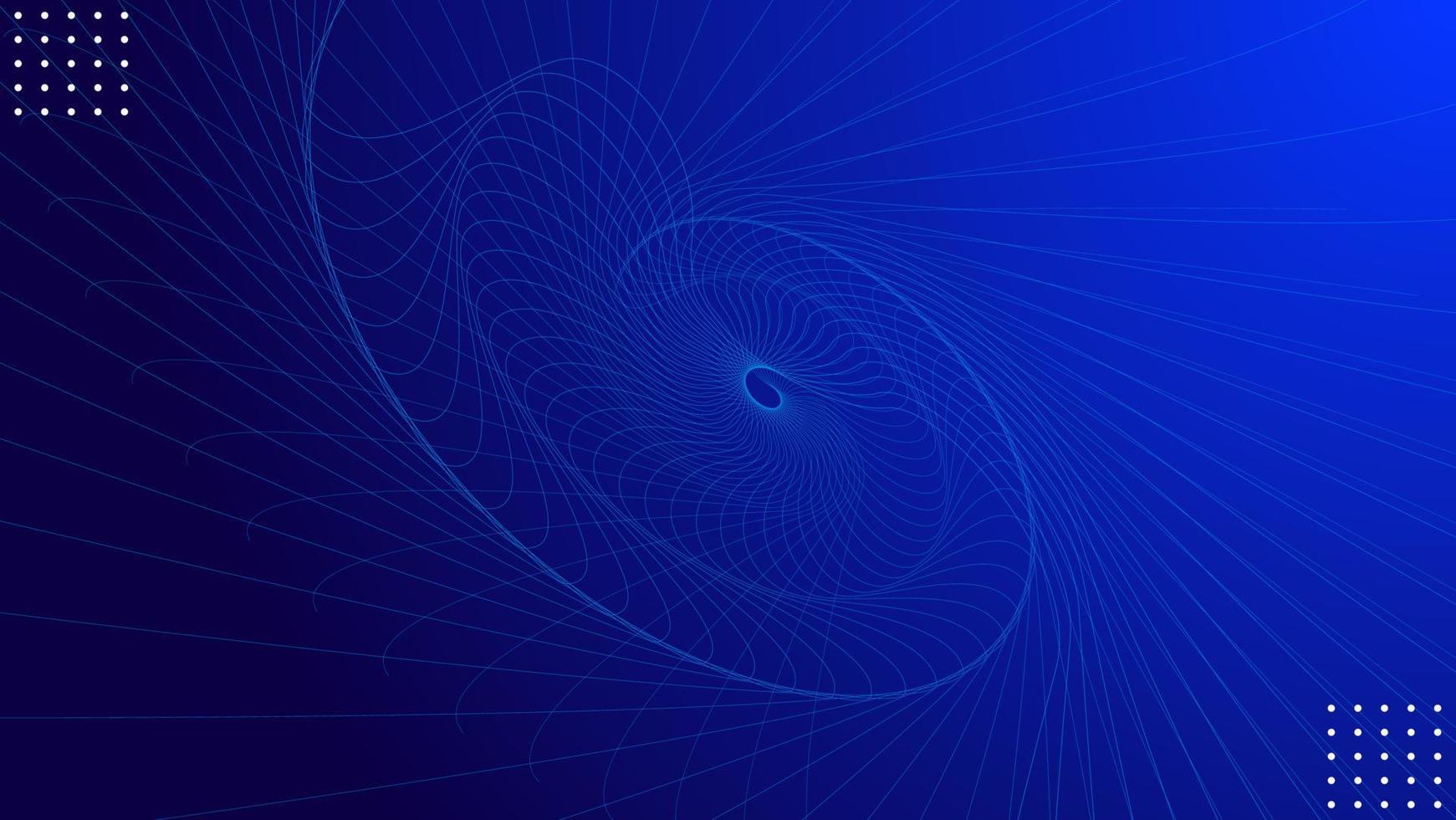 Modern dark blue background with technology abstract lines vector
